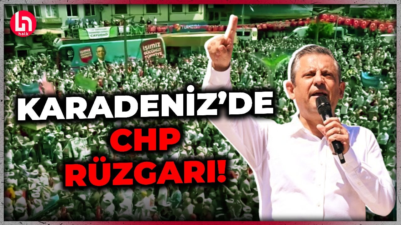 CHP'den Rize'de coşkulu çay mitingi!