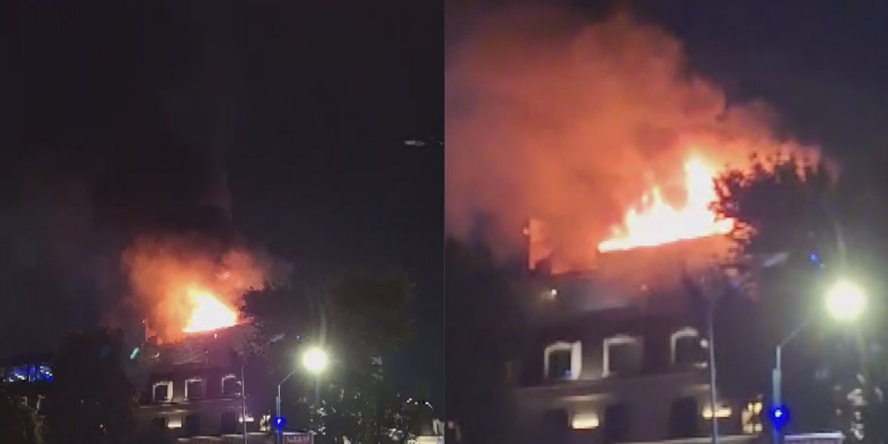 Kadıköy'de Lüks Otelde Yangın