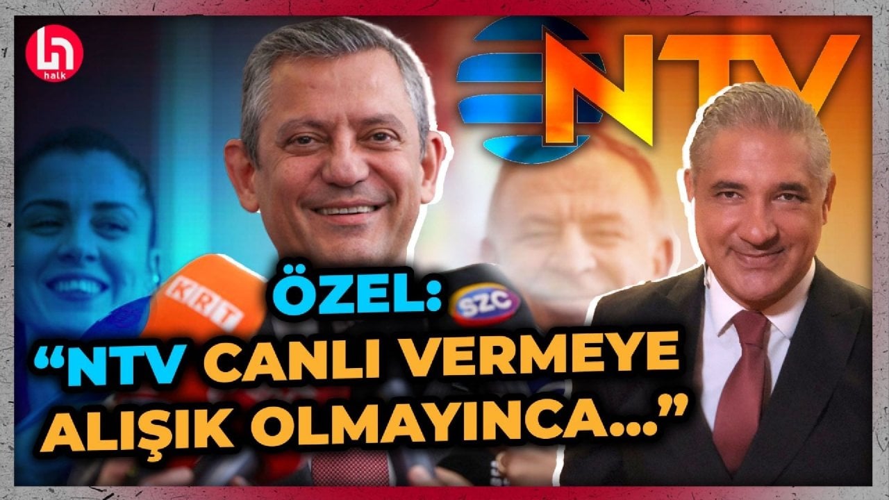 Özgür Özel ile NTV Muhabiri arasında gülümseten diyalog!