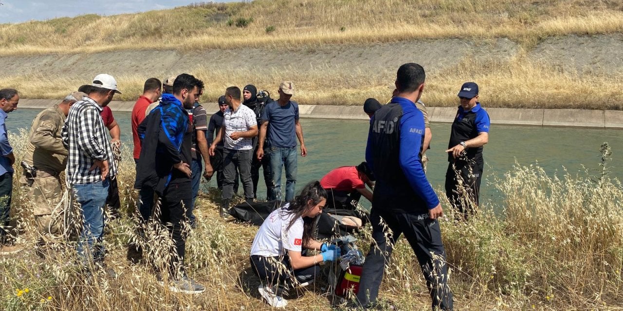 Sulama Kanalına Giren Suriyeli İşçi Boğuldu