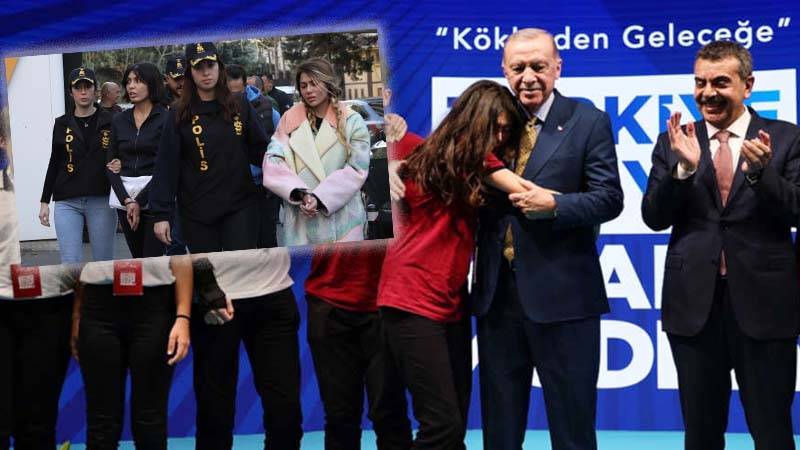 Koşarak Erdoğan’a sarılan kız Nihal-Bahar Candan’ın kardeşi çıktı