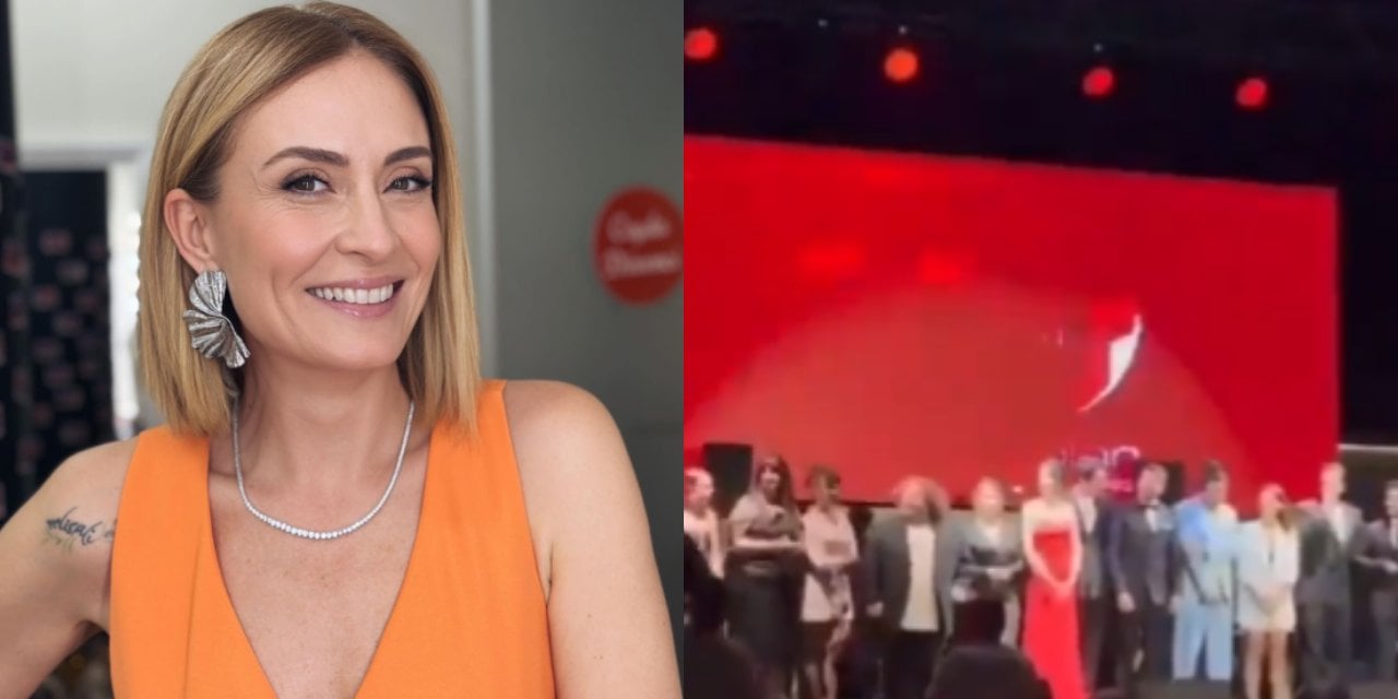 Ödül Töreninde Gerginlik! Ceyda Düvenci'nin 'Şakasına' Çok Güzel Hareketler Bunlar Ekibinden Şok Hareket