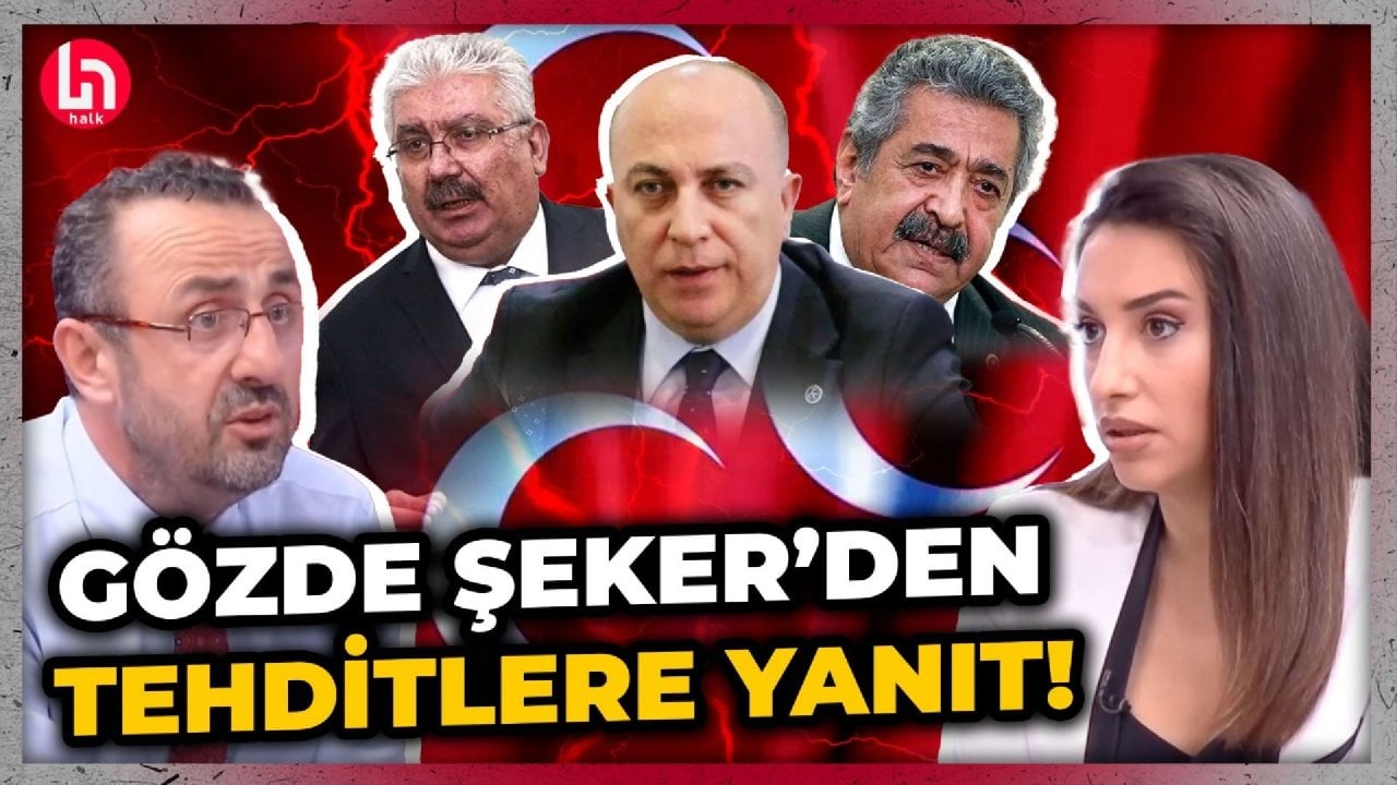 MHP'li kurmaylar Gözde Şeker'i tehdit etmişti! Gözde Şeker canlı yayında o tehditlere yanıt verdi!