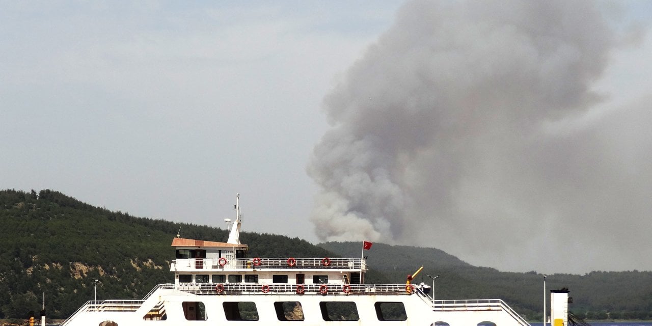 Çanakkale'de de Orman Yangını Başladı!