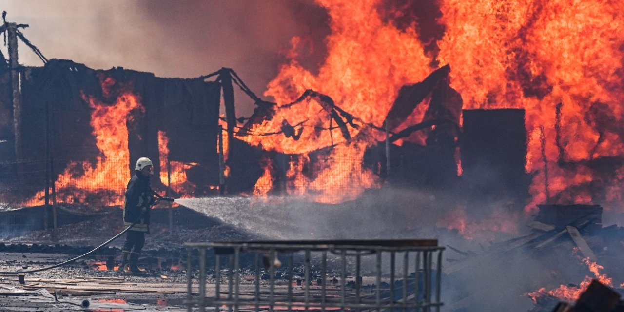 Palet Fabrikasında Feci Yangın: Hayvan Barınakları tahliye Edildi!