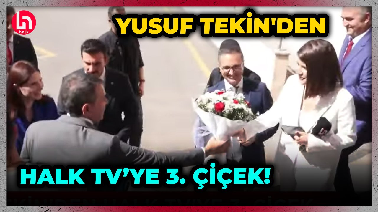 Karne dağıtım gününde Halk TV muhabiri soru soracaktı; fırsat verilmedi!