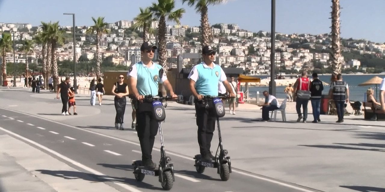 İstanbul’da Scooterlı Polis Timleri Devriyede