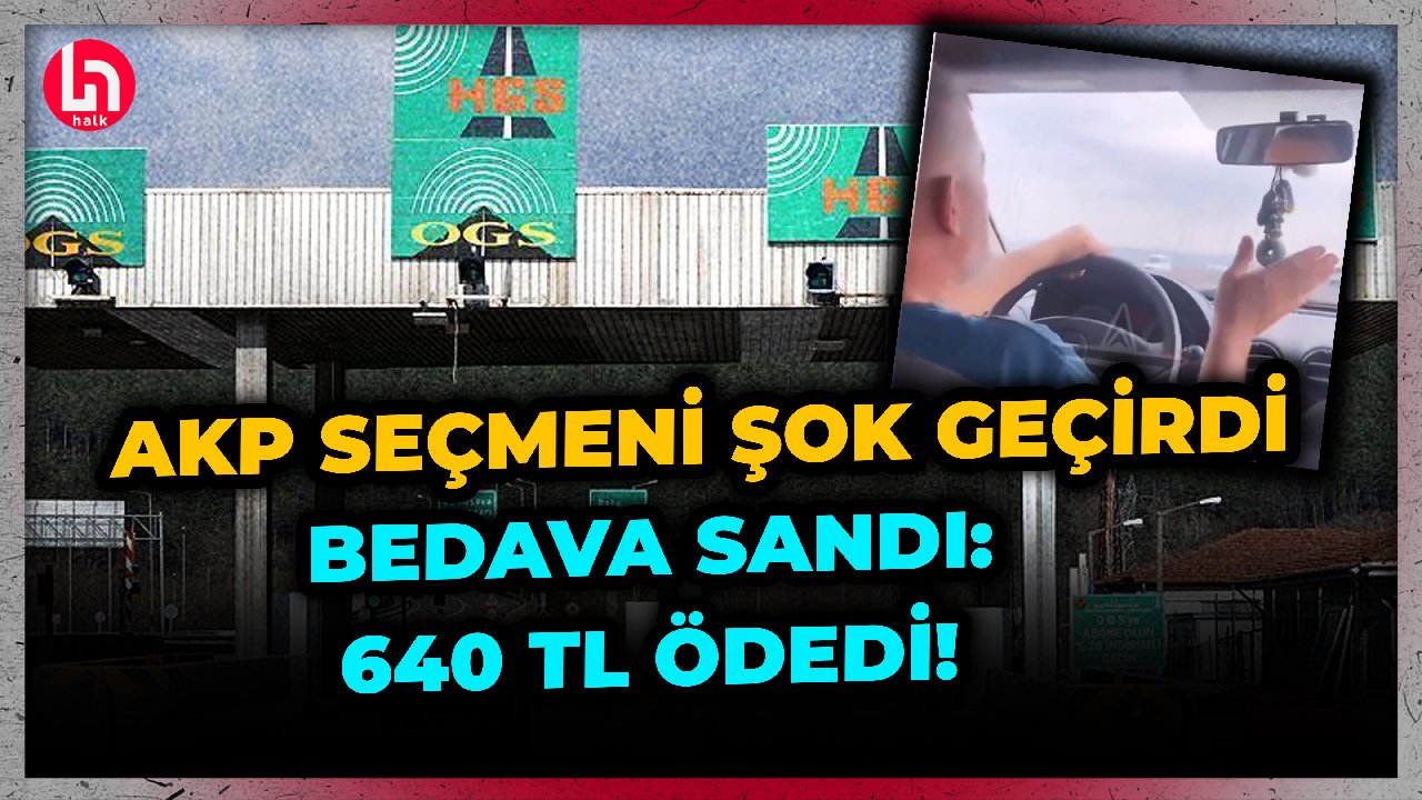 Köprüler bedava diye hava atan AKP'li adam 640 lira ödeyeceğini öğrenince şok geçirdi!