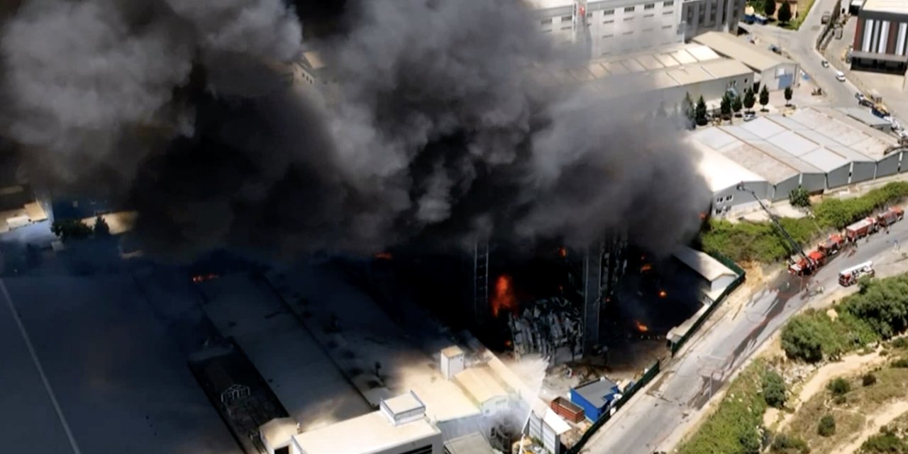 Tuzla'da Fabrika Yangını Mesire Alanına da Sıçradı!