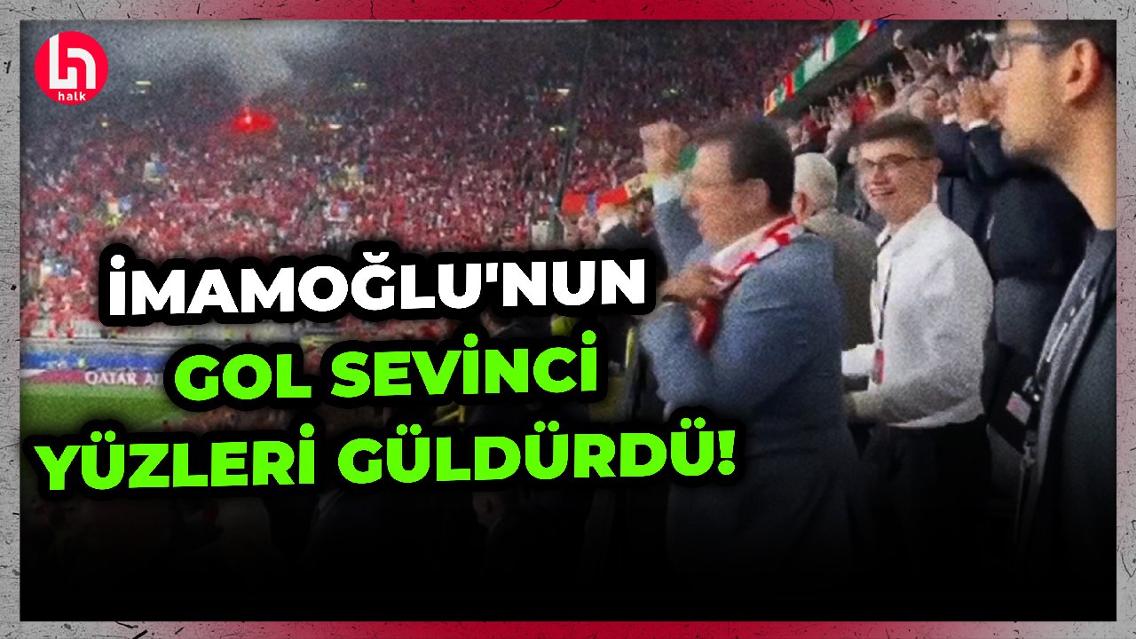 Türkiye gol attı: Ekrem İmamoğlu’nun sevinci tribünleri coşturdu!