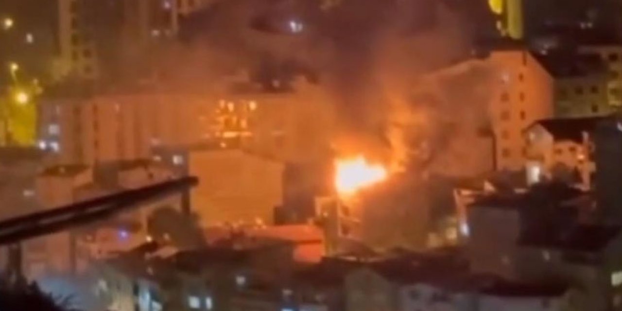 Kağıthane'de Yangın Paniği!