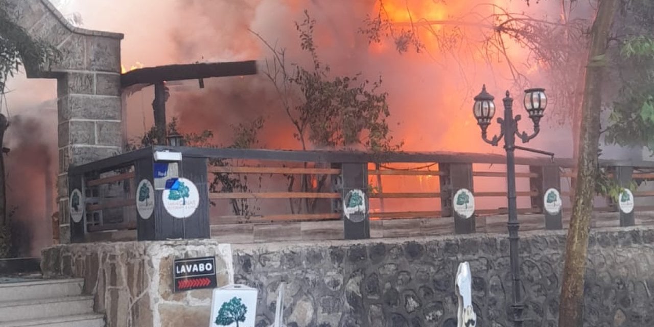 Elazığ'da Lokanta Yangını!