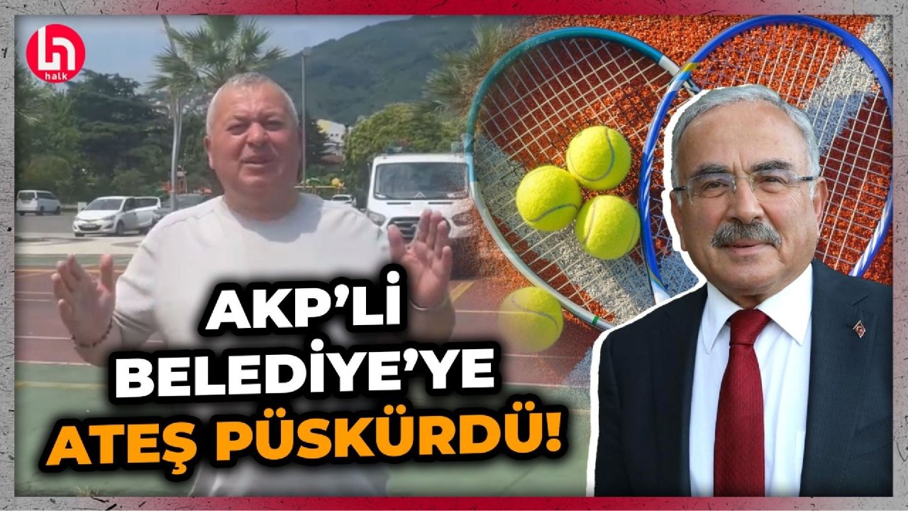 AKP'li Ordu Belediyesi, Cemal Enginyurt'u isyan ettirdi! Tenis kortunu otoparka çevirmişler!