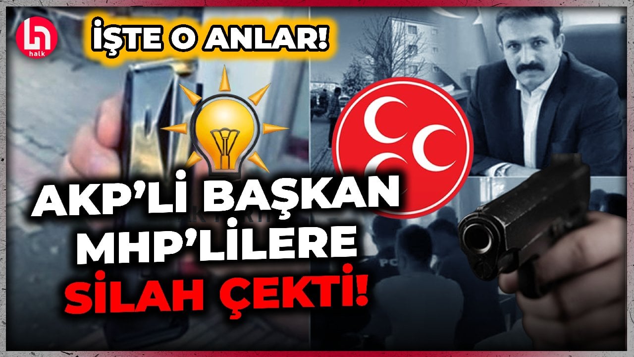 AKP'li başkan, karakolda MHP'lilere silah çekti! İşte akılalmaz olay!