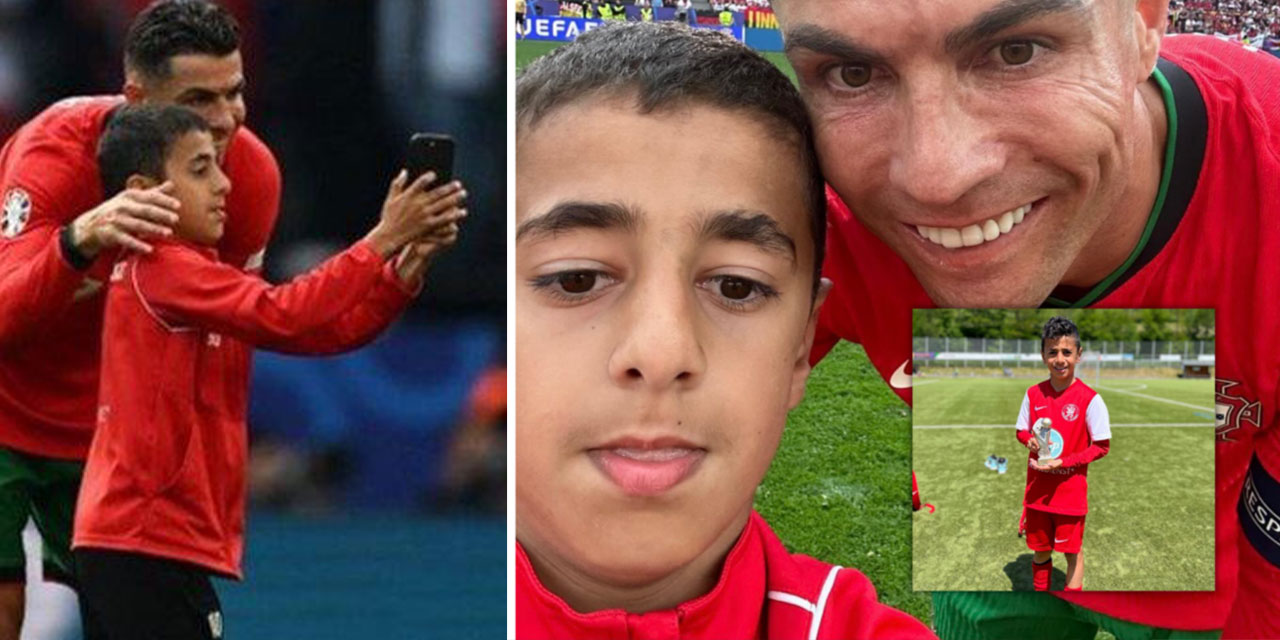 Sahaya Atlayıp Ronaldo'yla Selfie Çekti: O Çocuk Bakın Kim Çıktı!