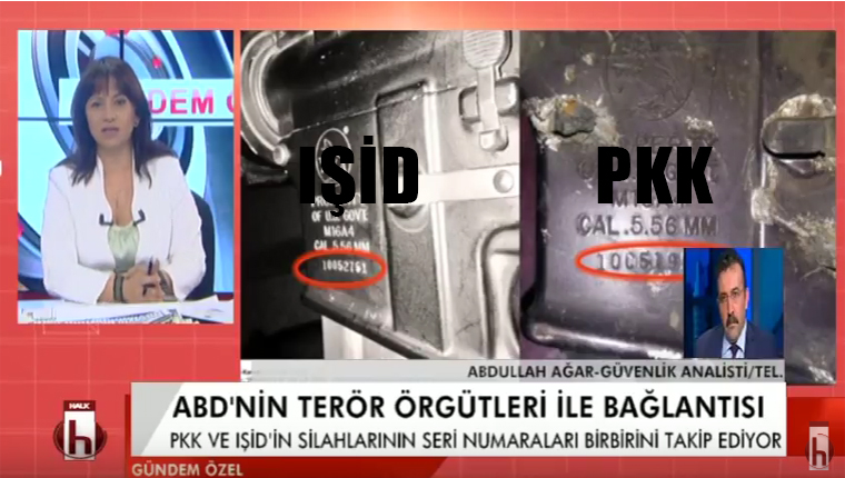 IŞİD ve PKK'nın silahları ABD ordusuna ait çıktı