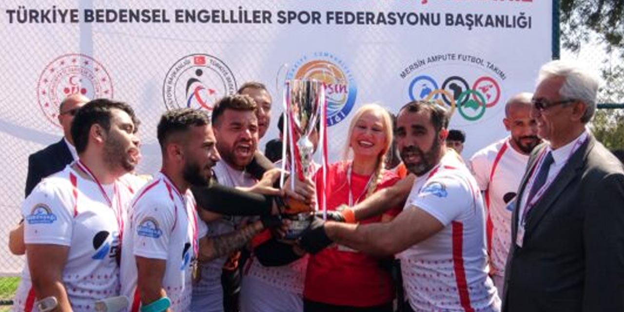 Süper Lig'e Yükselen Mersin Ampute Futbol Takımı Sponsor Arayışında