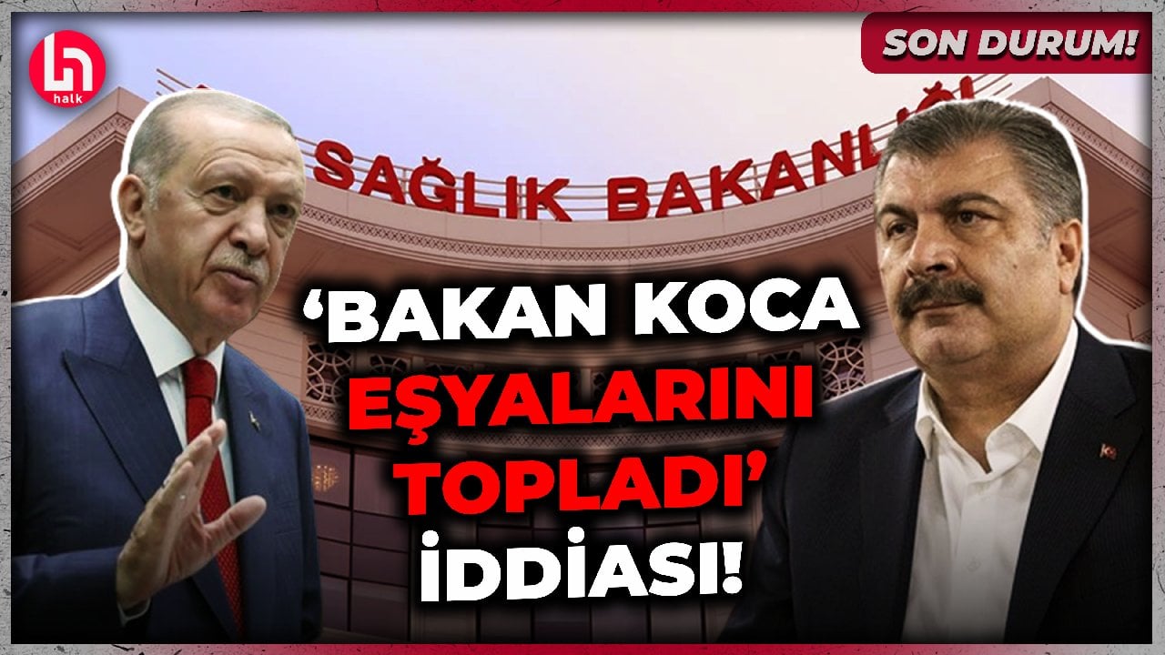 SON DURUM! Halktv.com.tr gündeme getirmişti: 'Fahrettin Koca eşyalarını topladı' iddiası!