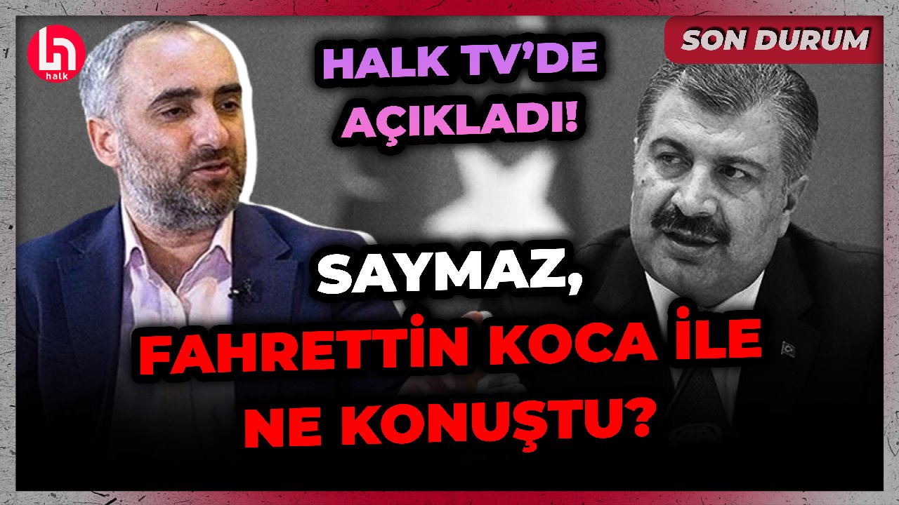 İsmail Saymaz'ın 'İstifa' sorusuna Fahrettin Koca ne yanıt verdi? Halk TV'de açıkladı...