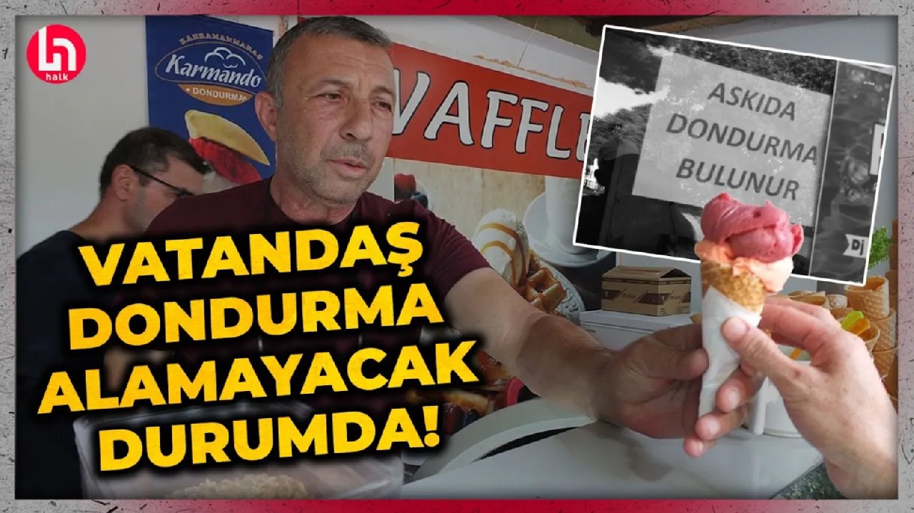 Vatandaşın ekonomisi 'askıda'! Askıda ekmekten sonra, şimdi de dondurma...