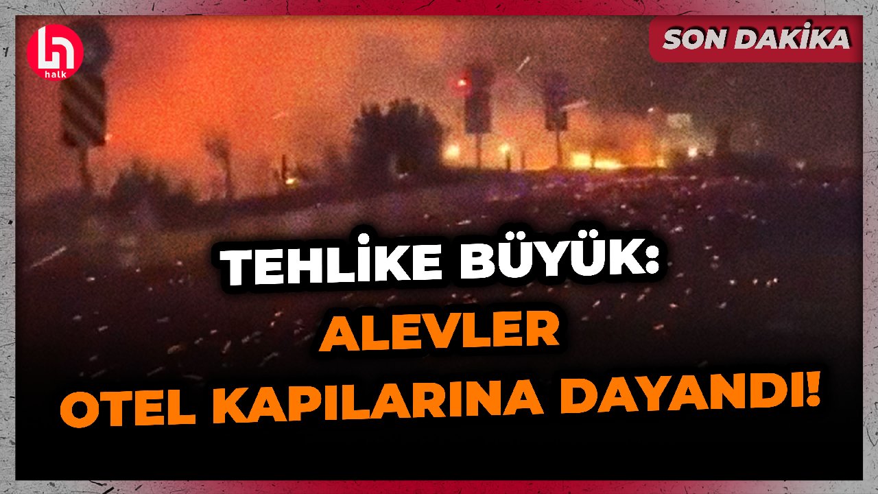 SON DAKİKA! Bu yılın en büyük yangını Kuşadası’nda çıktı: Alevler otellerin kapısına dayandı!