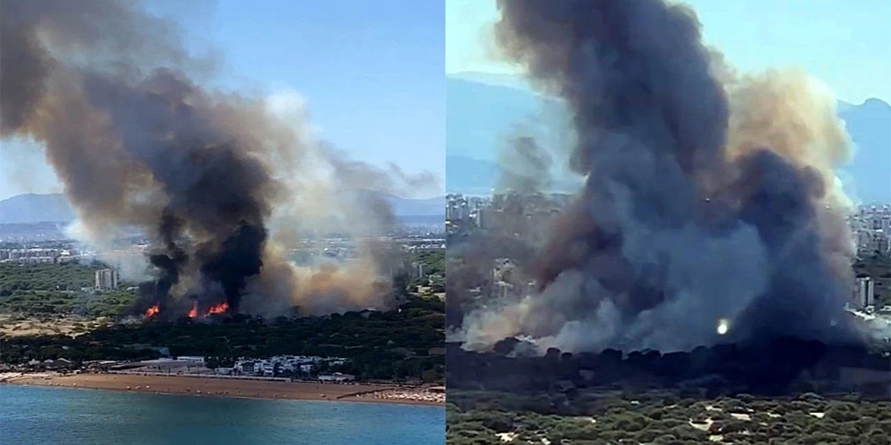 Antalya'da da Orman Yangını Başladı!