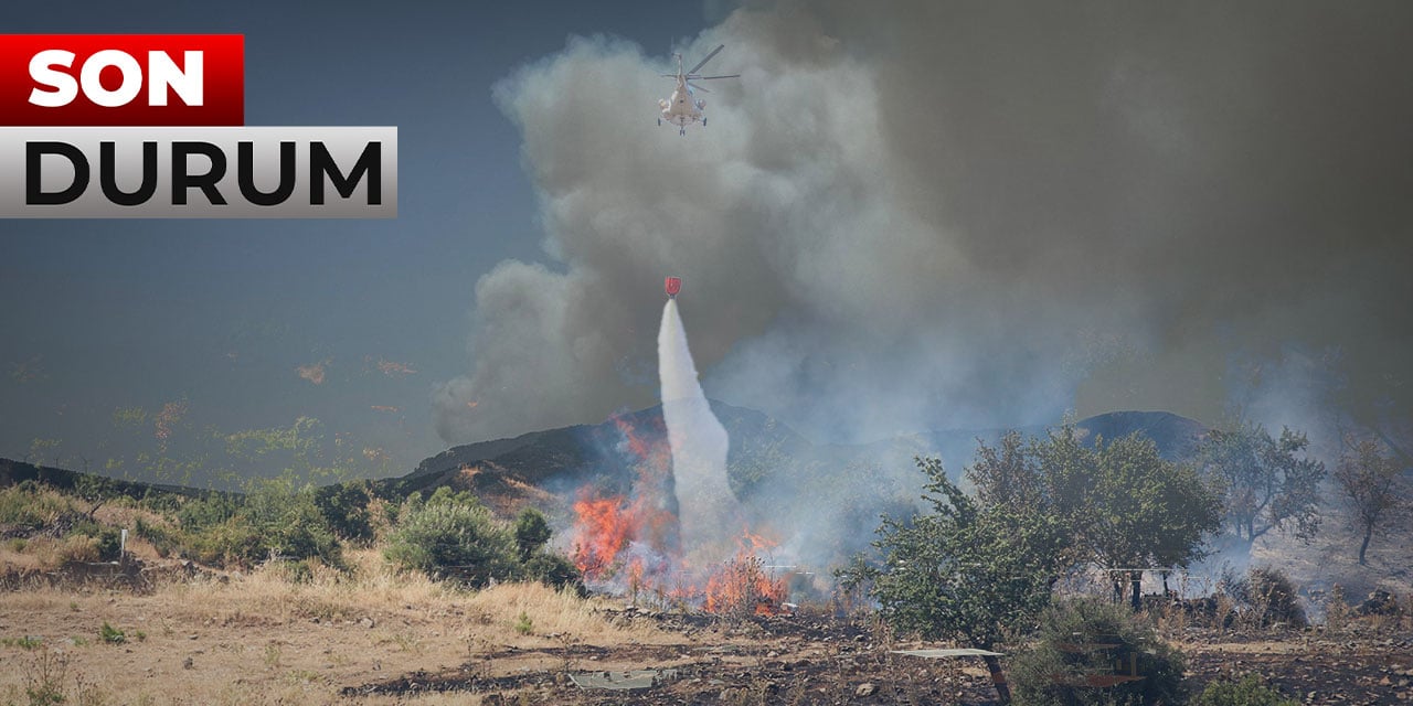 Orman Yangını Yayıldı: İzmir-Manisa Otoyolu Trafiğe Kapatıldı