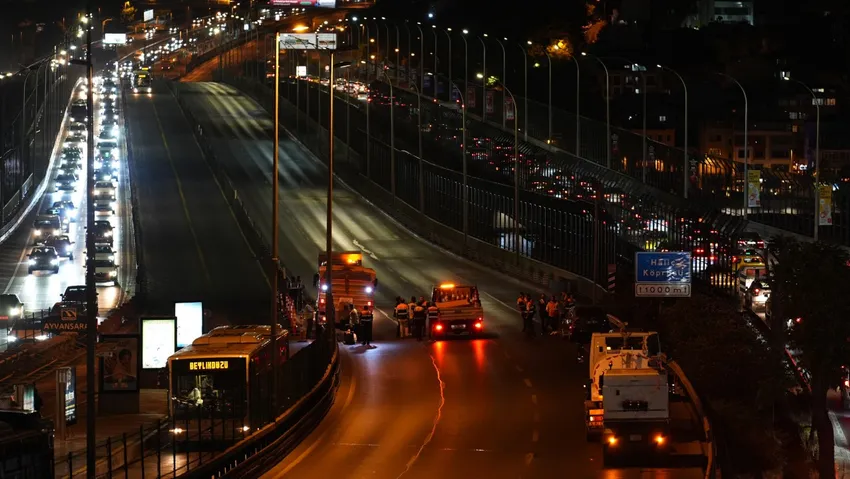 İstanbullular Dikkat! Haliç Köprüsü'nün Bir Bölümü Kapatıldı