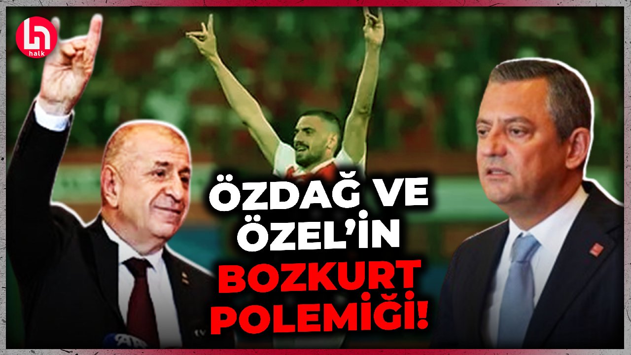 Bozkurt işareti yapan Ümit Özdağ'a Özgür Özel'den anlamlı gönderme!