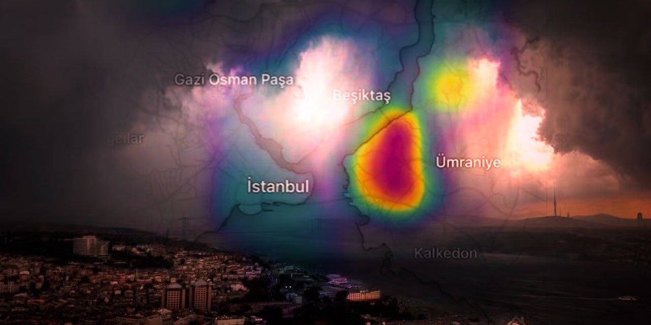 Kırmızı Hücre İstanbul'da! İşte Korkutan Meteoroloji Haritası