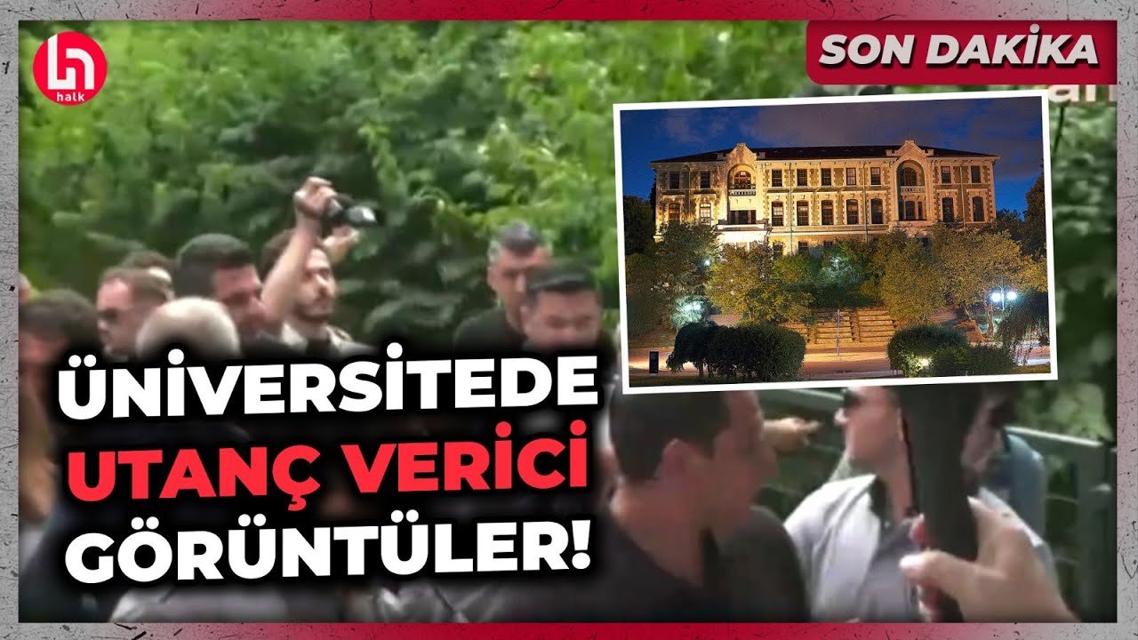 Boğaziçi Üniversitesi'nde skandal görüntüler: Rektör yasakladı, milletvekilleri içeri alınmıyor!