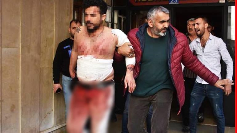 Kendisini jiletledi, intihara kalkıştı! Vatandaşlar böyle izledi