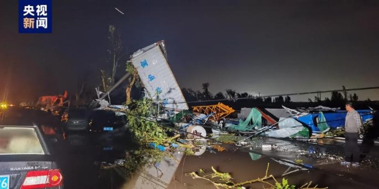 Çin'de Kasırga Felaketi: 5 Ölü, 88 Yaralı