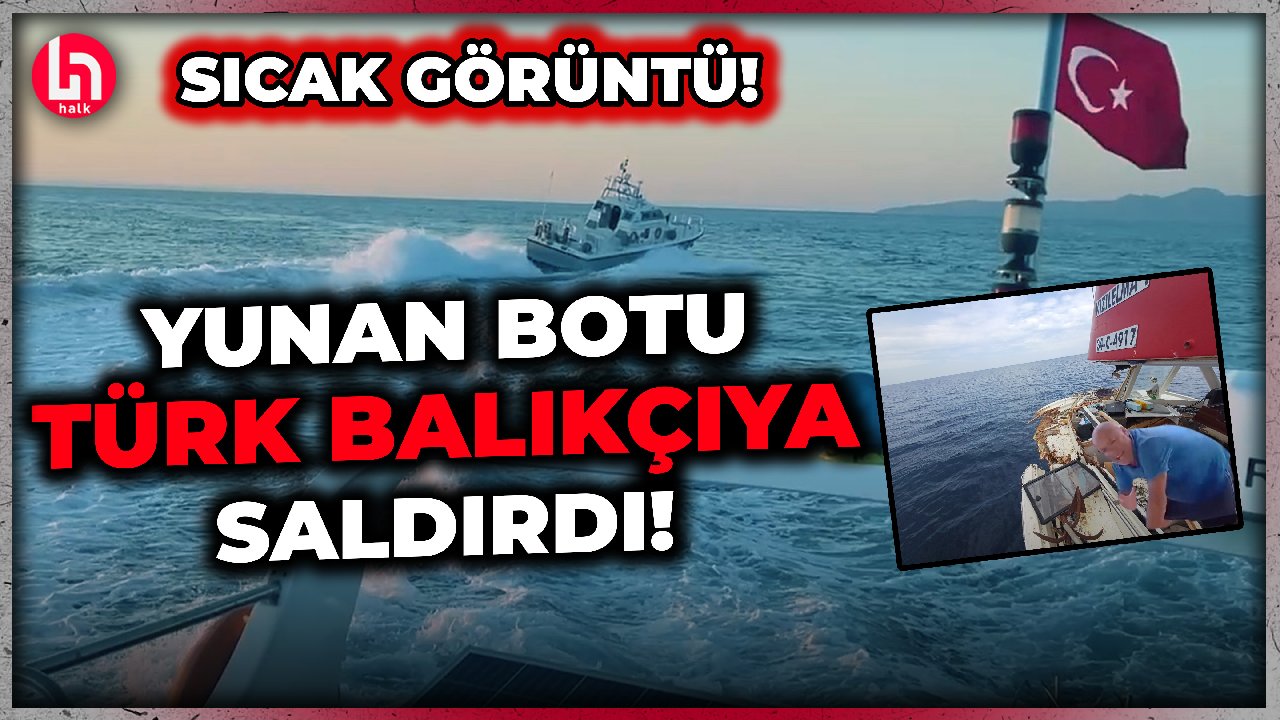 Çanakkale açıklarında avlanan Türk balıkçı teknesine Yunan botundan saldırı!