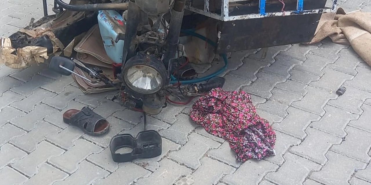 Çorum'da Devrilen Motosikletteki Karı Koca Yaralandı