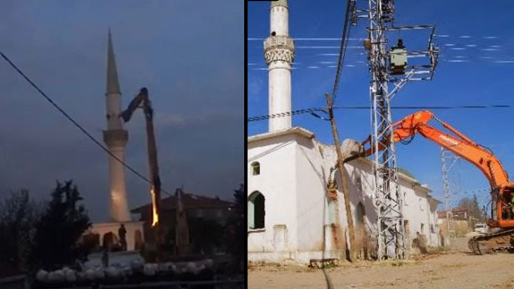 "Ezanı ıslıkladılar" diyen AKP'ye yıktıkları camileri hatırlattı