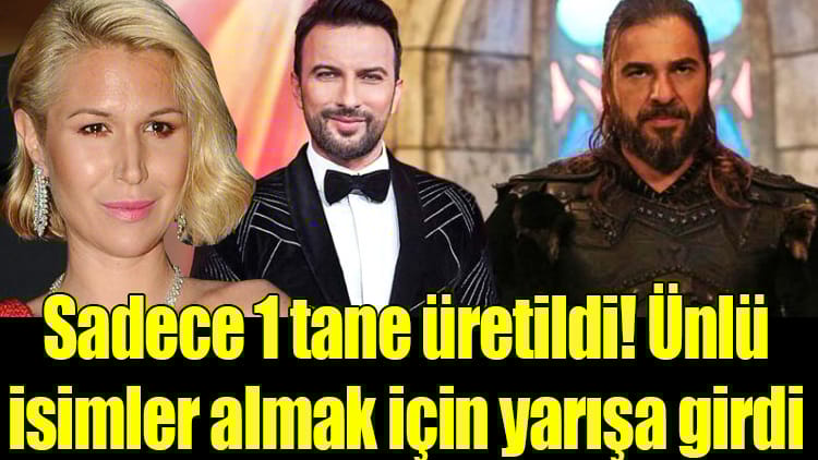 Sadece 1 tane üretildi! Ünlü isimler almak için yarışa girdi