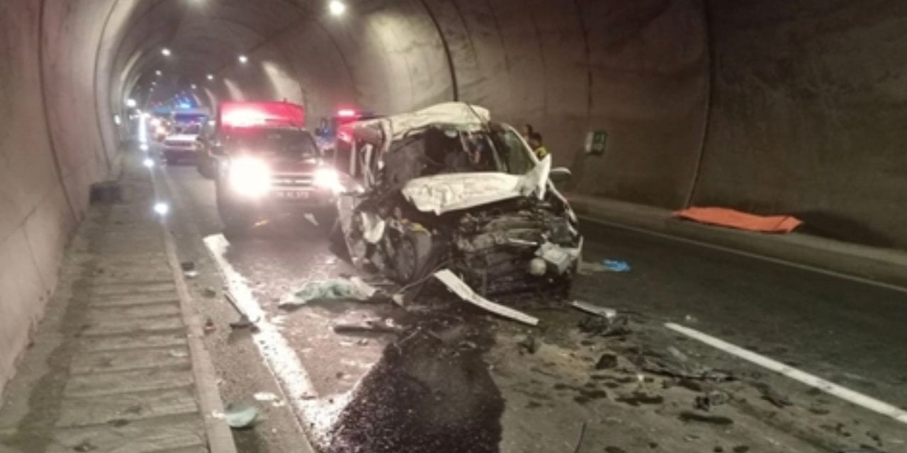 Cankurtaran tünelinde feci kaza; 1 kişi öldü