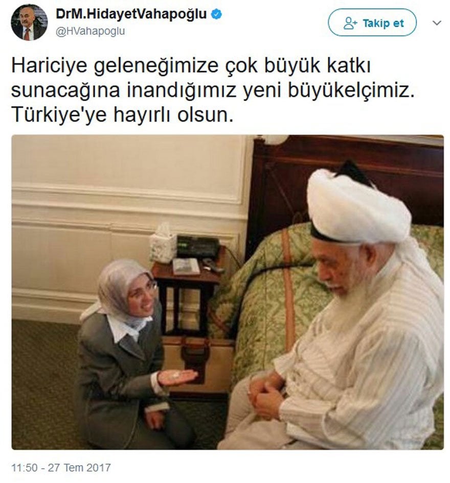 MHP’li Hidayet Vahapoğlu Merve Kavakçı'yı alaylı şekilde eleştirdi