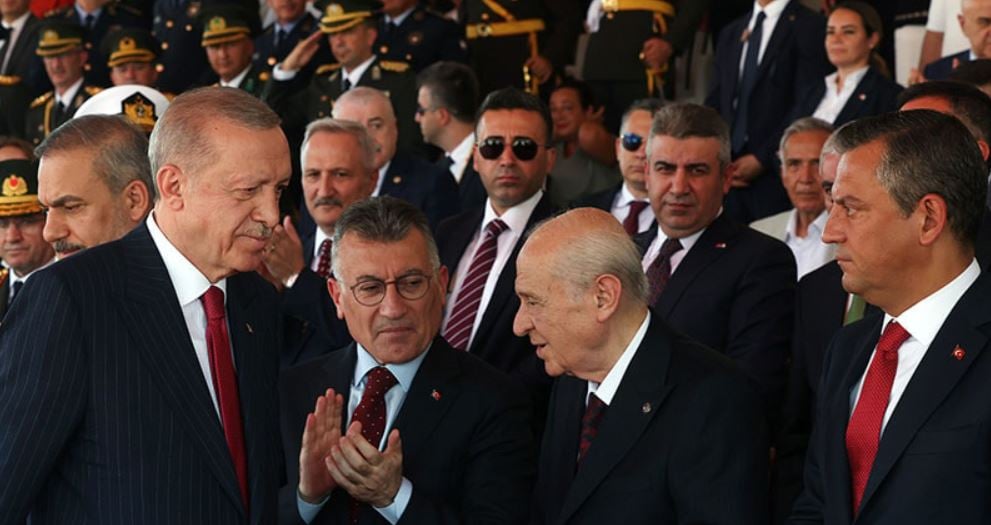Erdoğan, Bahçeli ve Özel yemekte buluştu