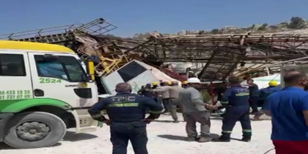 Gabar'da sondaj kulesi devrildi: Mühendis hayatını kaybetti!