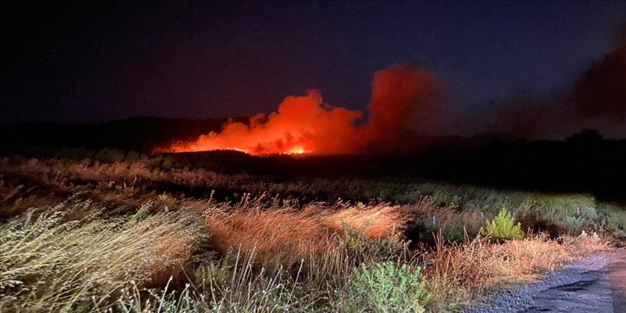 Çanakkale yangını 14 saat sonunda kontrol altına alındı