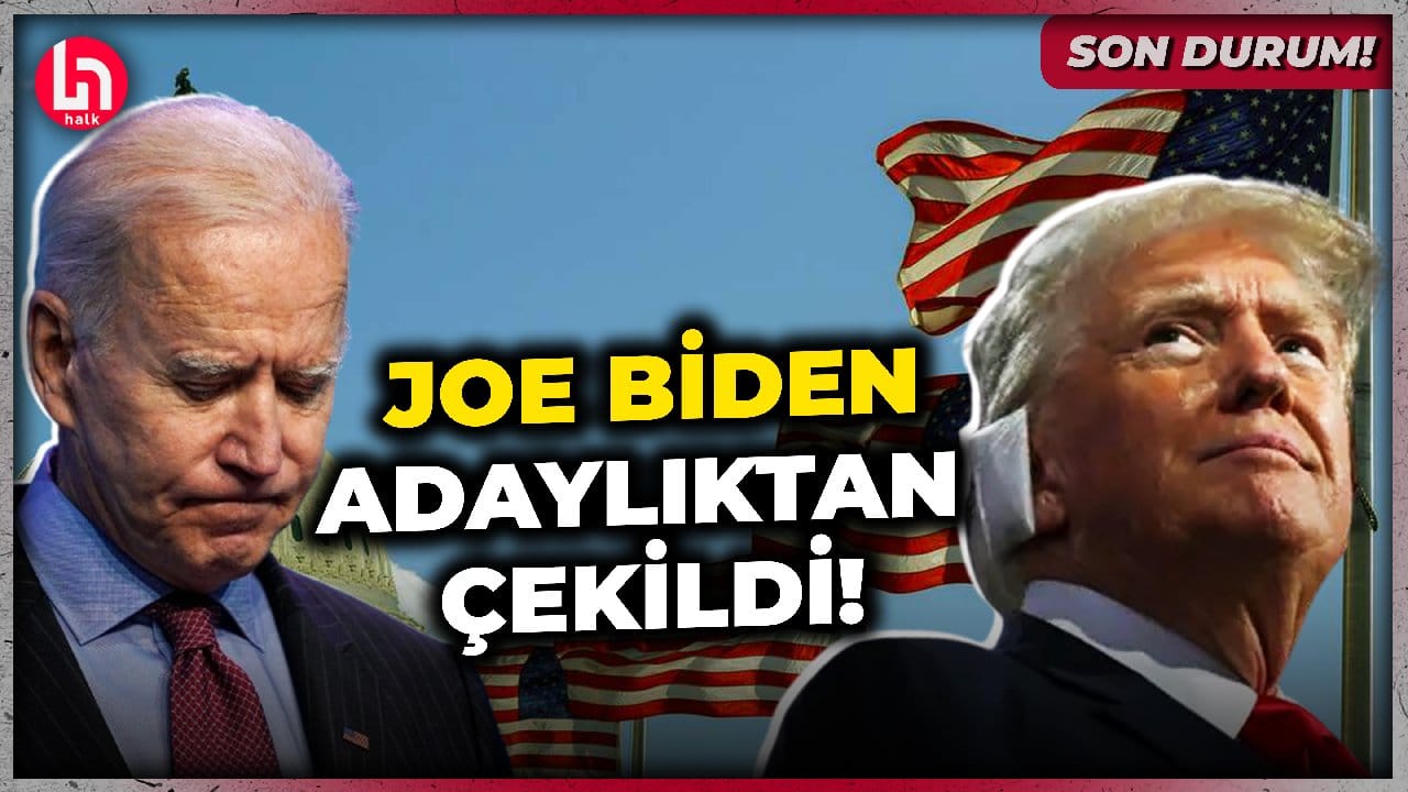 SON DAKİKA! ABD Başkanı Joe Biden adaylıktan çekildiğini açıkladı!