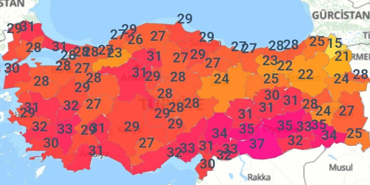 Sabahın ilk saatlerinde 30 dereceyi geçti: Bugün için uyarılar peş peşe!