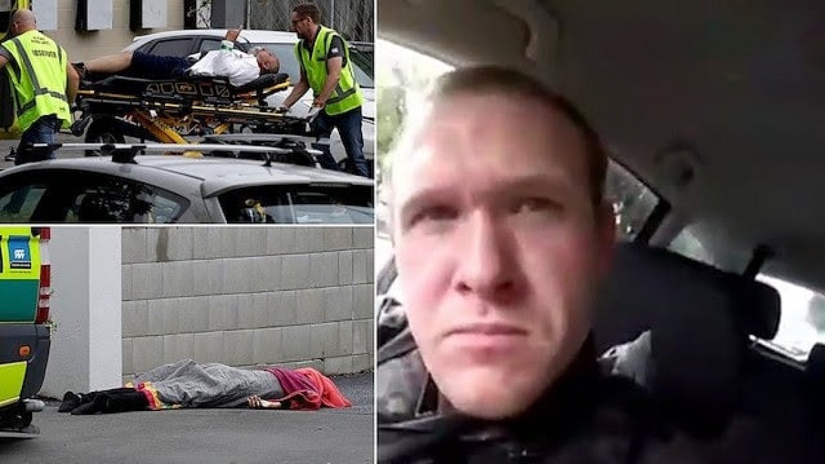 Yeni Zelanda'daki saldırıdan korkunç görüntüler