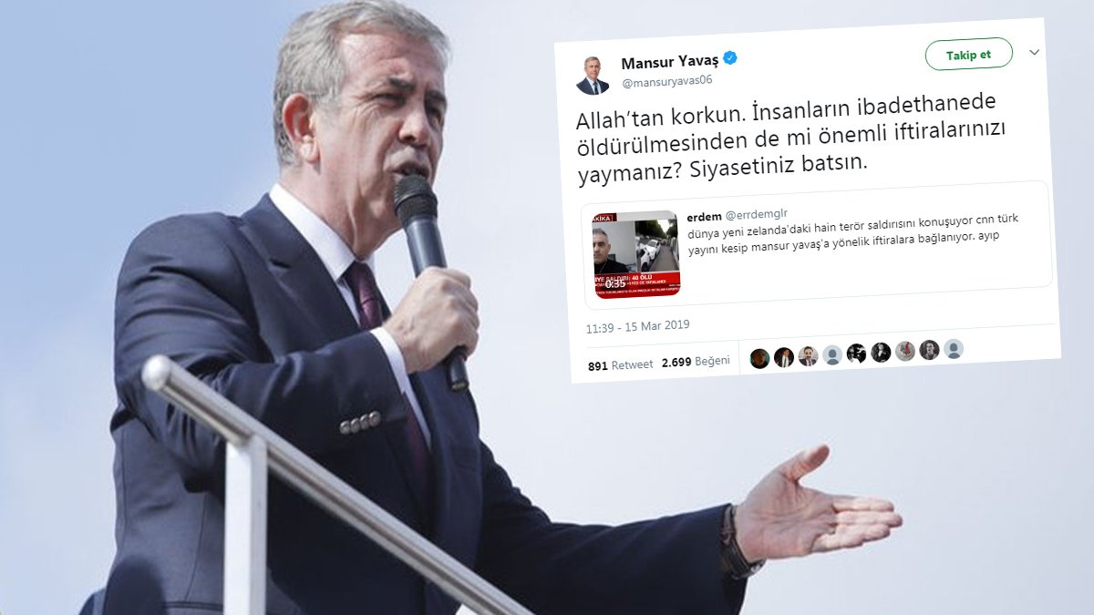 Mansur Yavaş’tan CNN Türk ve Özhaseki’ye sert tepki