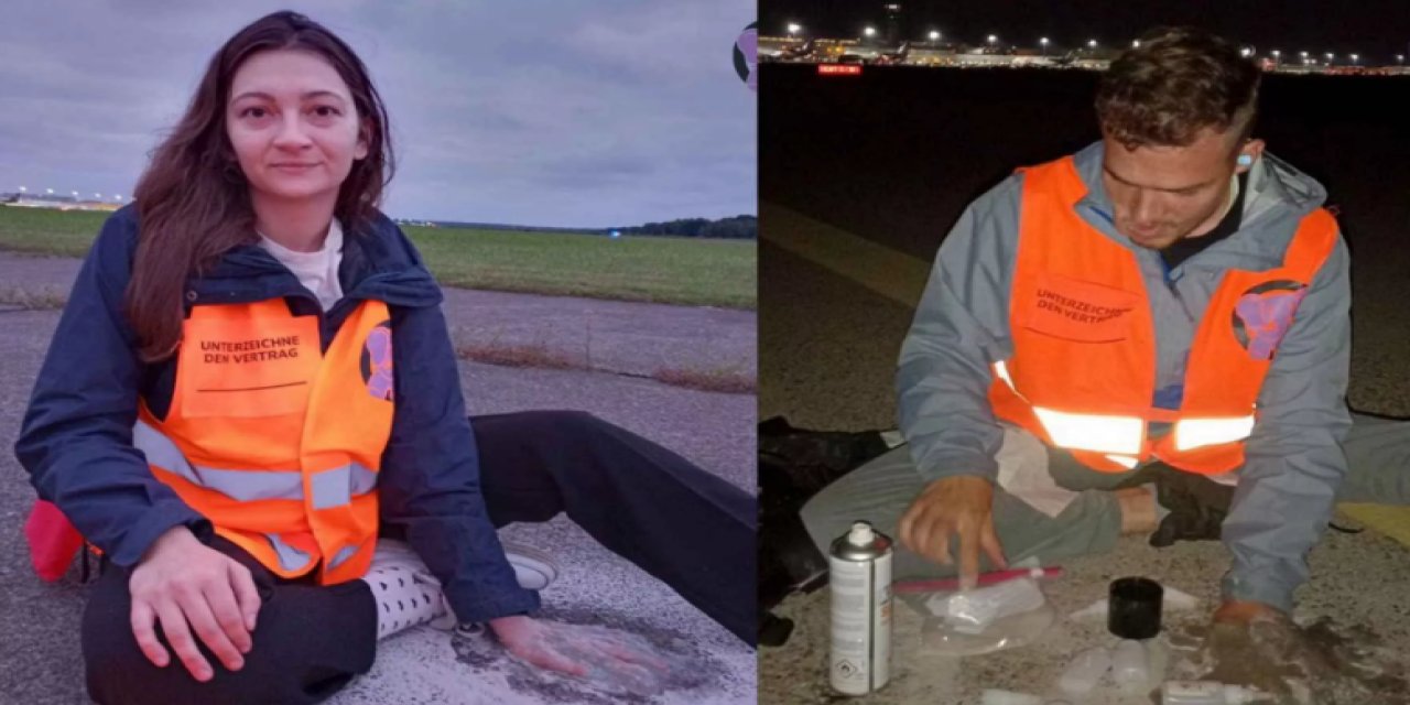 Havalimanında protesto: Uçuşlar durduruldu