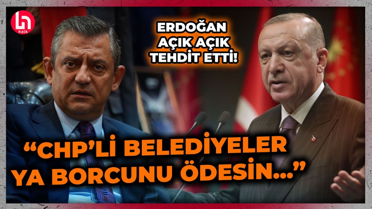 Erdoğan, CHP'li belediyeleri tehdit etti! Özel'e çağrıda bulundu! "Öyle 25 kuruşa simit yok!"