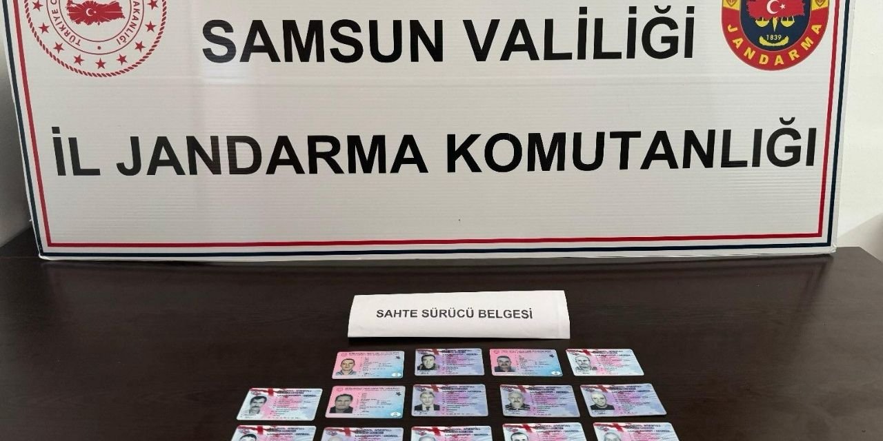 Samsun merkezli 9 ilde 'resmi belgede sahtecilik' baskını