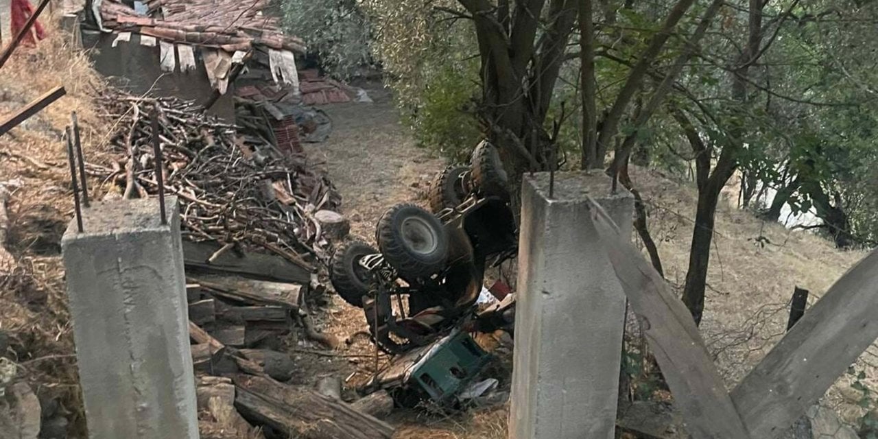 Muğla'da şarampole devrilen ATV'nin sürücüsü hayatını kaybetti